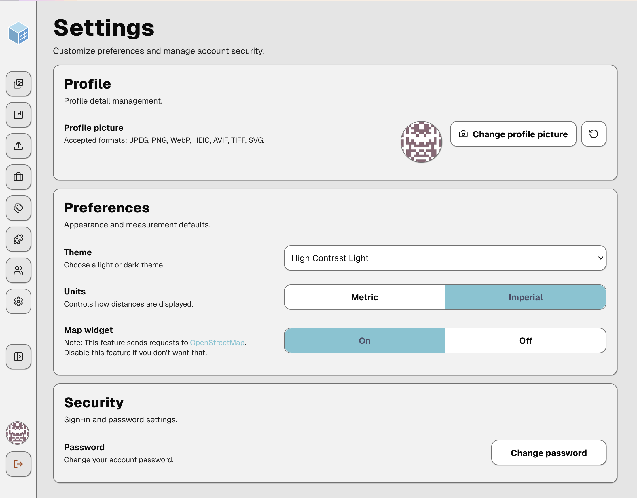 High Contrast Example